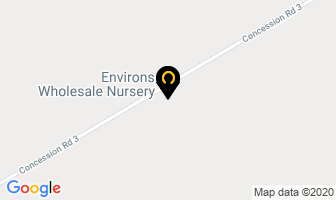 Environs Wholesale Nursery in Norfolk County map