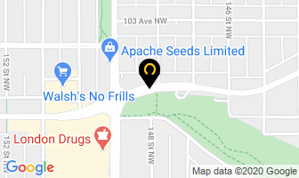 Envy Hair & Nail in Edmonton map