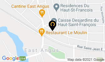 Epicerie Escompte in East Angus map