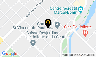 Epicerie Forest in Joliette map