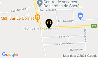Epicerie Robert Simard Inc in Sacré-coeur map