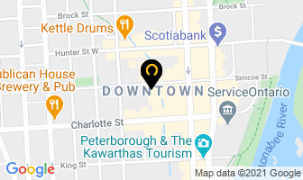 Epilepsy Ontario in Peterborough map