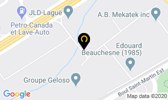Equipements Polytek Inc in Beauharnois map