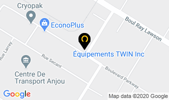 Equipements Twin Inc in Brantford map