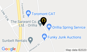 Eric Cockburn Refrigeration Limited in Orillia map