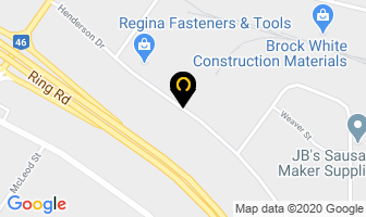 Eriks Industrial Services Lp in Regina map