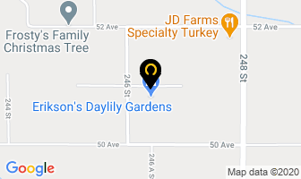 Erikson's Daylily Gardens in Langley map