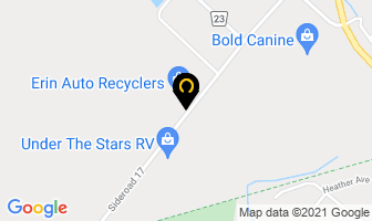 Erin Auto Recyclers in Concord map