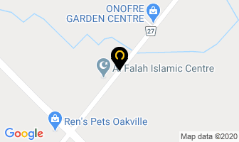 Erin Mills Landscaping in Burlington map