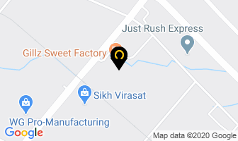 Ernie Contracting in Brampton map