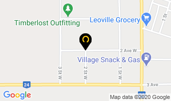 Ernies Holdings Ltd in Leoville map