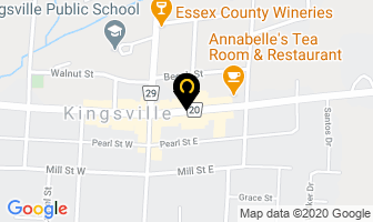 Ernie's Tv in Kingsville map