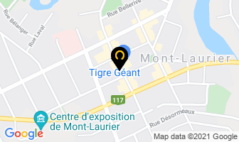 Escale Beaut&eacute; in Mont-laurier map