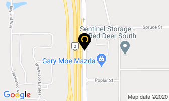 Escape Yard Care Maintenance in Red Deer County map