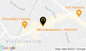 Escomptes Lecompte Inc in Victoriaville map