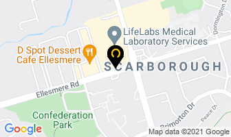 Esdc in Scarborough map