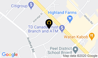 Esi Canada in Mississauga map