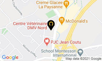 Espace Vert Fleuriste Inc in Blainville map