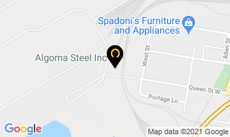 Essar Steel Algoma Inc in East Angus map