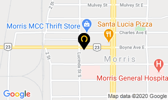 Essence Hair Studio Ltd in Morris map