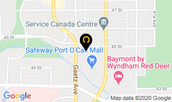 Essentials Hair Studio in Red Deer map