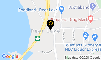 Esso in Deer Lake map