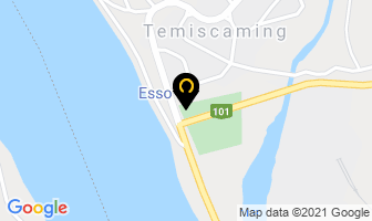 Esso in Témiscaming map