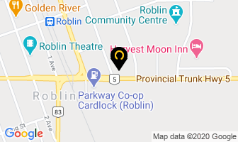 Esso in Roblin map