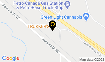 Esso Transcanada Truck Stop in Redcliff map