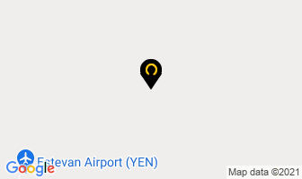Estevan Airport in Division No. 14 map