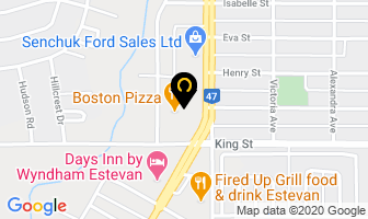 Estevan Bowl Pizza House in Maple Ridge map