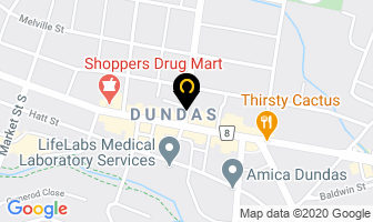 Esthetic Dental Arts in Dundas map