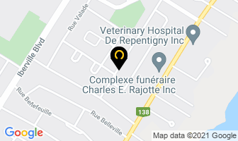 Esthetique Chantal Dufort in Repentigny map