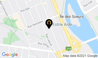 Estrie Aide in Peterborough map