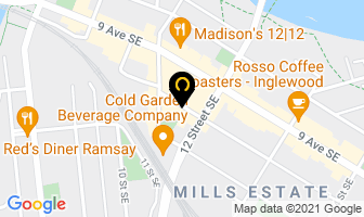 Eternal Image Tattoo in Calgary map