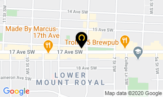 Ethos Bridal in Calgary map