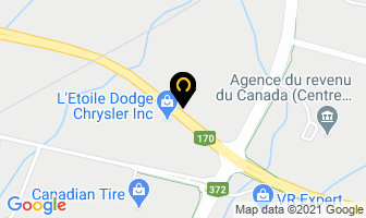 Etoile Dodge Chrysler Inc in Jonquière map