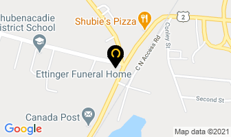 Ettinger Funeral Home in Charlottetown map