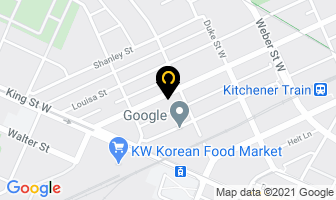 Eugene's Upholstery in Kitchener map