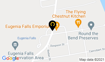 Eugenia Falls Emporium in Flesherton map
