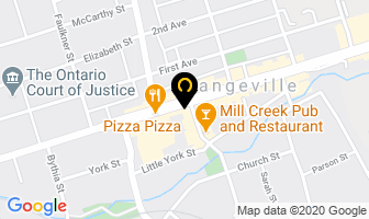 Euphoria Smoothies in Orangeville map