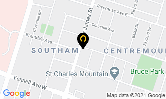 Euro Account Tax in Hamilton map