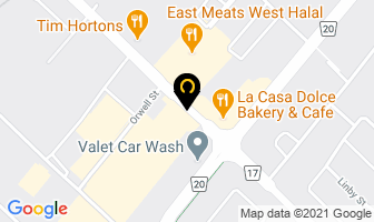 Euro Flooring in Mississauga map