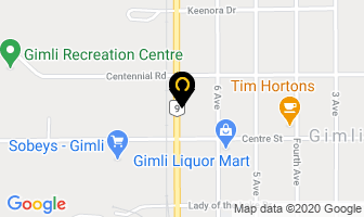 Europa Pizza in Gimli map