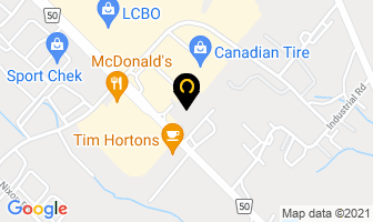 European Bbq Chicken in Caledon map