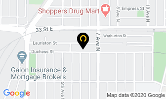 European Massage Clinic in Saskatoon map