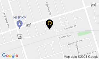 Evangel Daycare in Oshawa map