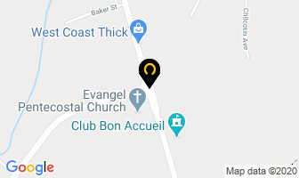 Evangel Pentecostal Church in Powell River map