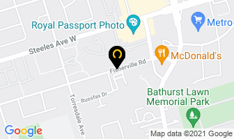 Evangele & Olive Petrou in North York map