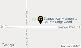 Evangelical Mennonite Church Ridgewood in Steinbach map
